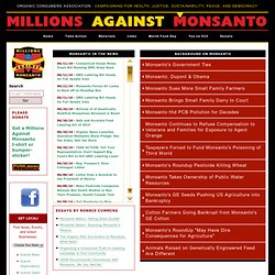 Organic Consumers Association: News and Background Info on Monsanto