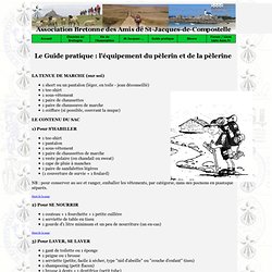 Pèlerin et pèlerine - guide - Association bretonne des Amis de St-Jacques de Compostelle