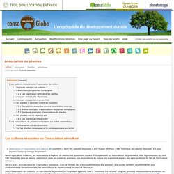 Association de plantes - Encyclo-ecolo.com - l'encyclopédie écologique