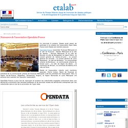 Naissance de l'association Opendata France