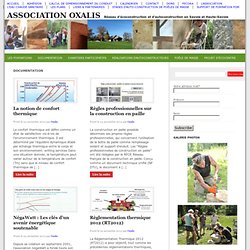 Association Oxalis » Documentation