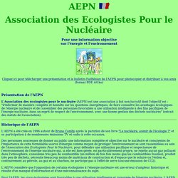 Association des écologistes pour le nucléaire (AEPN)