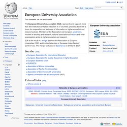 Wikipedia: European University Association