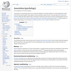 Association (psychology)