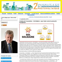 Création de l’association « Sol Solidaire » pour lutter contre la précarité énergétique (Tecsol blog)