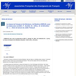 Association Française des Enseignants de Français