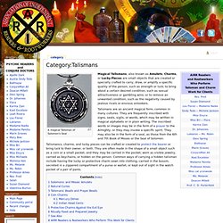 Wiki Category:Talismans