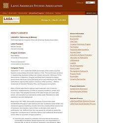 Latin American Studies Association: International Congress