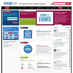 AOP UK: Helping Media Owners Build Better Digital Businesses | AOP UK