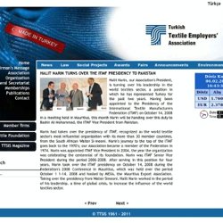 Turkish Textile Employer' Association - HALIT NARIN TURNS OVER THE ITMF PRESIDENCY TO PAKISTAN