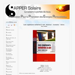 APPER Solaire - Association pour la Promotion des Energies Renouvelables