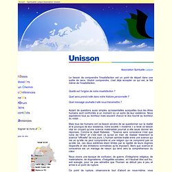 Bienvenue sur Unisson06.org Association Spirituelle Laïque