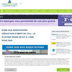 Dons aux associations (réduction d'impôt de 75%) : le plafond passe de 537 à 1.000€ pour 2020 : Actualités fiscales