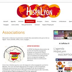 Associations - HispaLyon, le site de la communauté espagnole et latine de Lyon et sa région.