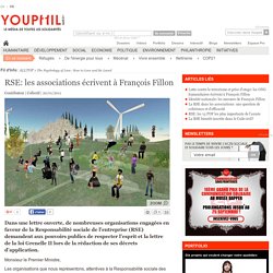 RSE: les associations écrivent à François Fillon