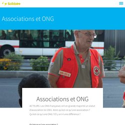 Associations et ONG