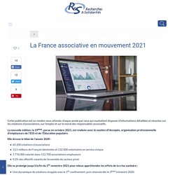 La France associative en mouvement 2021 – Recherches et solidarités