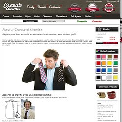 Cravate Avenue - Assortir cravate et chemise