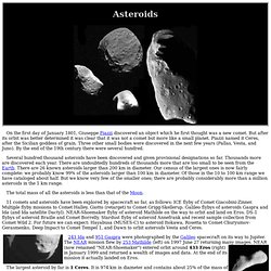 10 facts about the asteroids