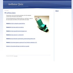 Asthma Quiz