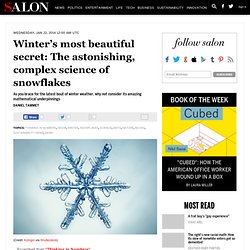 Winter's most beautiful secret: The astonishing, complex science of snowflakes