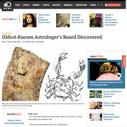 Oldest-Known Astrologer's Board Discovered