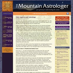 Mountain Astrologer magazine - Learn astrology, read forecasts - student to professionals