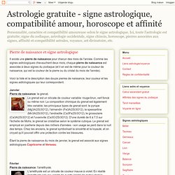 Pierre de naissance et signe astrologique - Astrologie gratuite - signe astrologique, compatibilité amour, horoscope et affinité