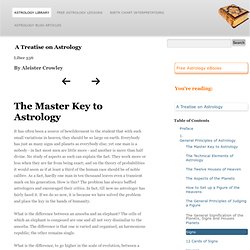The Master Key to Astrology by Aleister Crowley