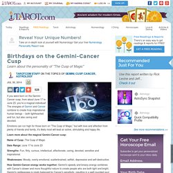 Astrology: Birthdays on the Gemini-Cancer Cusp