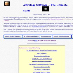 Astrology Software: A Comprehensive Guide