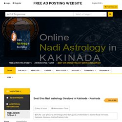 Best Siva Nadi Astrology Services in Kakinada Kakinada