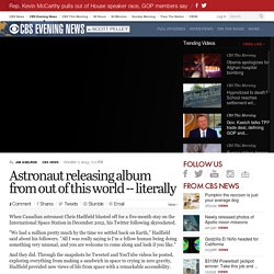 Astronaut releasing album from out of this world