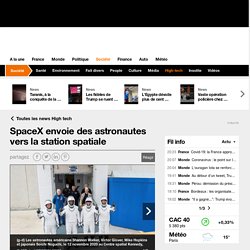 SpaceX envoie des astronautes vers la station spatiale