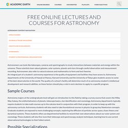 Video Courses on Academic Earth