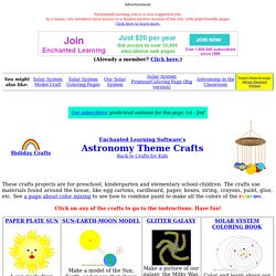 Astronomy Crafts for Kids