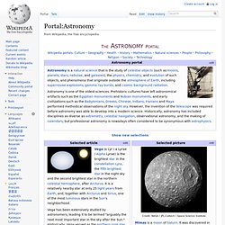Portal:Astronomy