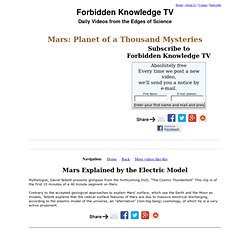 Astrophysics Mars: Planet of a Thousand Mysteries