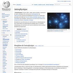 Astrophysique