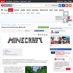 Astuces et conseils pour Minecraft