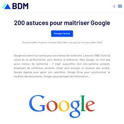 200 astuces pour maîtriser Google