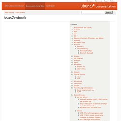Wiki Ubuntu AsusZenbook