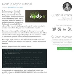 Node.js Async Tutorial - Justin Klemm