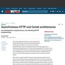 Asynchronous HTTP and Comet architectures