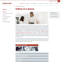 At a glance - inditex.com