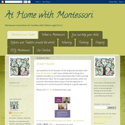 At Home with Montessori