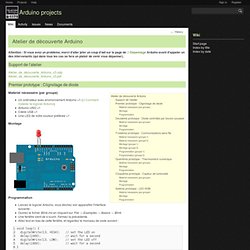 Atelier Arduino - Arduino projects - Labo4G