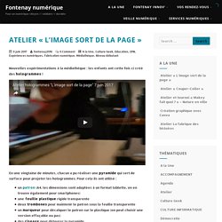 Atelier « L’image sort de la page » – Fontenay numérique