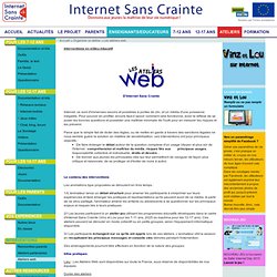 Les ateliers web