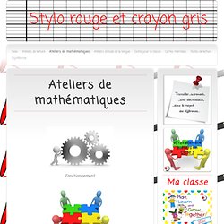 Ateliers de mathématiques